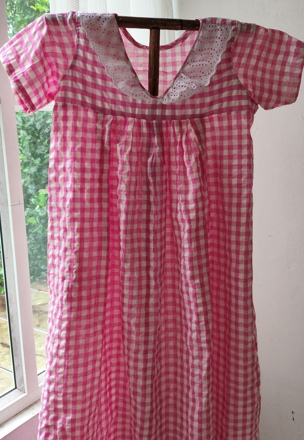 Cotton Pleated, Side zip, With Pockets, Back A-line Large Printed Maternity Wear