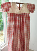 Cotton Pleated, Side zip, With Pockets, Back A-line Large Printed Maternity Wear