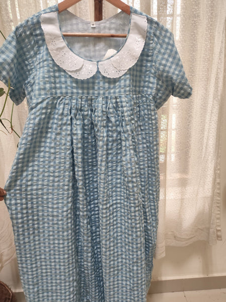 Bantex Pleated, Side zip, With Pockets, Back A-line, Side elastic Medium Printed Maternity Wear