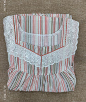 Bantex Pleated, With Pockets, No Open Large Printed Nighty