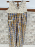 Cotton Pleated, Side zip, With Pockets, Back A-line, Side elastic Large Printed Maternity Wear
