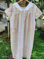 Bantex Pleated, With Pockets, Back A-line, Full Open Medium Printed Maternity Wear
