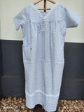 Bantex Pleated, With Pockets, Back A-line, Full Open Medium Printed Maternity Wear