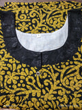 Cotton Pleated, Half Open Large Printed Nighty