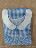 Bantex Pleated, With Pockets, Back A-line, Half Open Medium Printed Nighty