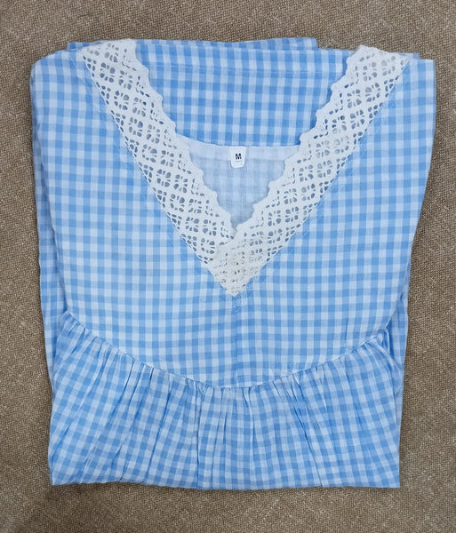 Bantex Pleated, With Pockets, No Open Medium Printed Nighty