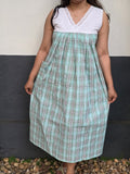 Cotton Side zip, With Pockets, Back A-line, Side elastic Small Printed Maternity Wear