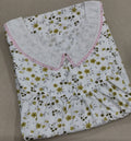 Cotton Pleated, With Pockets, No Open Medium Printed Nighty