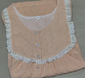 Hacoba Pleated, With Pockets, Half Open Medium Printed Nighty