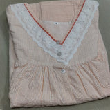 Bantex Pleated, Pockets, Full Open Medium Printed Nighty