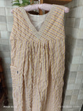 Bantex Pleated, Side zip, With Pockets, Back A-line, Side elastic Medium Printed Maternity Wear
