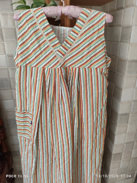 Bantex Pleated, Side zip, With Pockets, Back A-line, Side elastic Medium Printed Maternity Wear