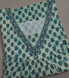 Bantex Pleated, Pockets, No Open Large Printed Nighty