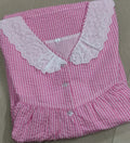 Bantex Pleated, Pockets, Half Open Large Printed Nighty