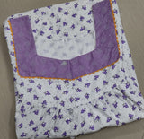 Bantex Pleated, Pockets, Half Open Large Printed Nighty