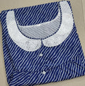 Cotton Pleated, With Pockets, Half Open Xlarge Printed Nighty