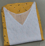 Cotton With Pockets, Back A-line, Side elastic Large Printed Frock Nighty