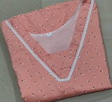 Cotton With Pockets, Back A-line, Side elastic Large Printed Frock Nighty