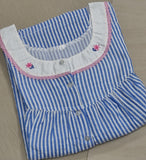 Bantex Pleated, With Pockets, Half Open Large Printed Nighty