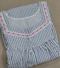 Cotton With Pockets, Half Open Medium Printed Nighty