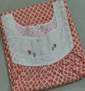Bantex Pleated, With Pockets, Half Open Medium Printed Nighty