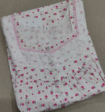 Bantex Pleated, With Pockets, Half Open Medium Printed Nighty
