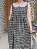 Cotton Pleated, Side zip, With Pockets, Back A-line, Side elastic Medium Printed Maternity Wear