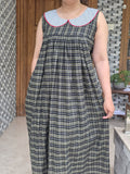 Cotton Pleated, Side zip, With Pockets, Back A-line, Side elastic Small Printed Maternity Wear