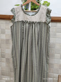 Cotton Side zip, With Pockets, Sleeveless, Side elastic Large Printed Maternity Wear
