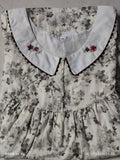 Cotton Pleated, Full Open Medium Printed Nighty