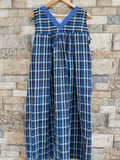 Cotton Pleated, With Pockets, Sleeveless, Central zip, Side elastic Medium Printed Maternity Wear