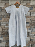 Cotton Pleated, Side zip, Tying String, With Pockets Large Printed Maternity Wear