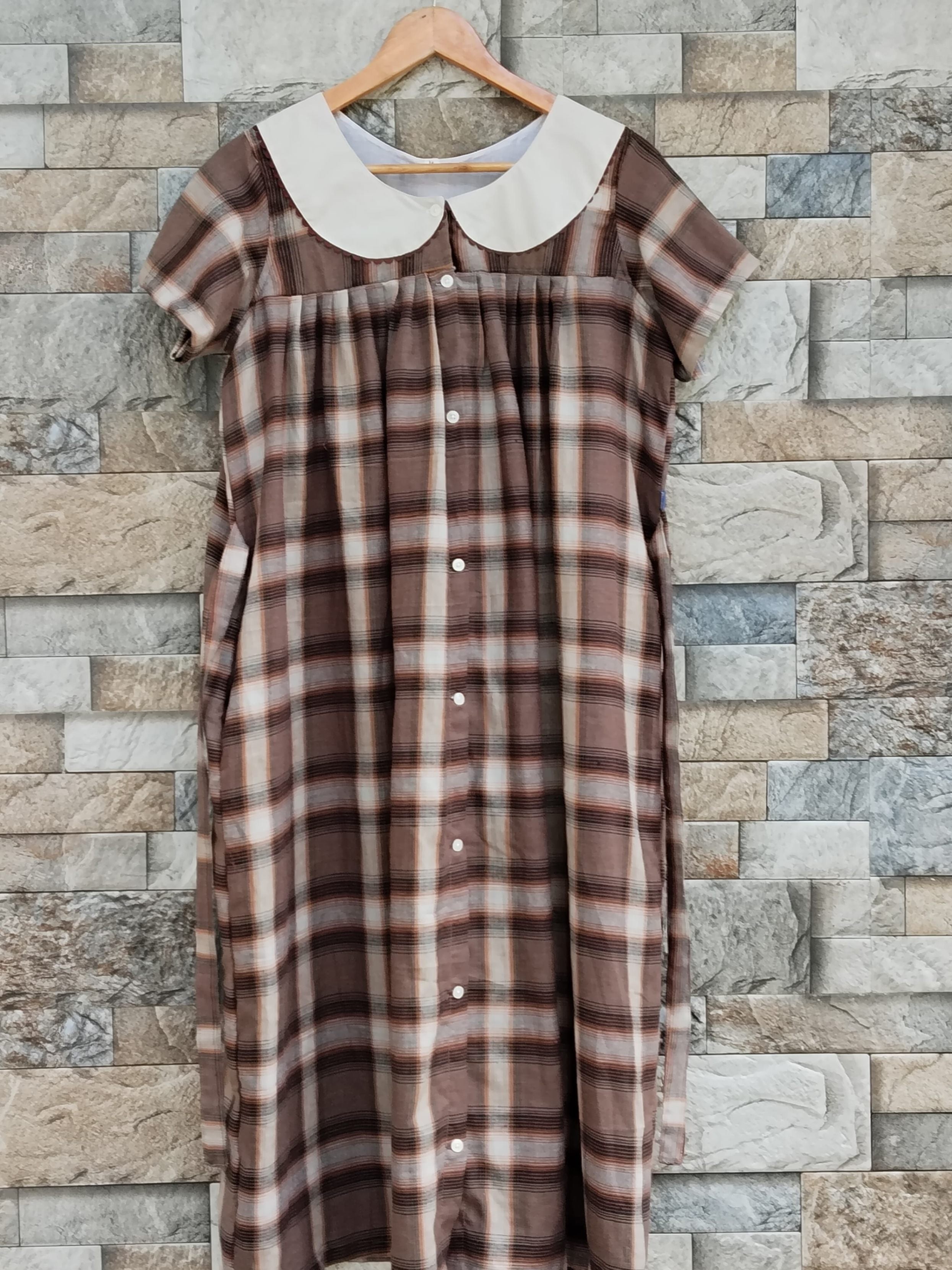 Cotton Pleated   With Pockets, Full Open Medium Printed Maternity Wear