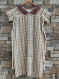 Cotton Pleated, Tying String, With Pockets, Full Open Large Printed Maternity Wear