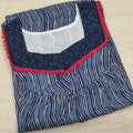 Soft Cotton Pleated, Half Open Medium Printed Nighty