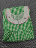 Bantex Pleated, With Pockets, Half Open Small Printed Nighty