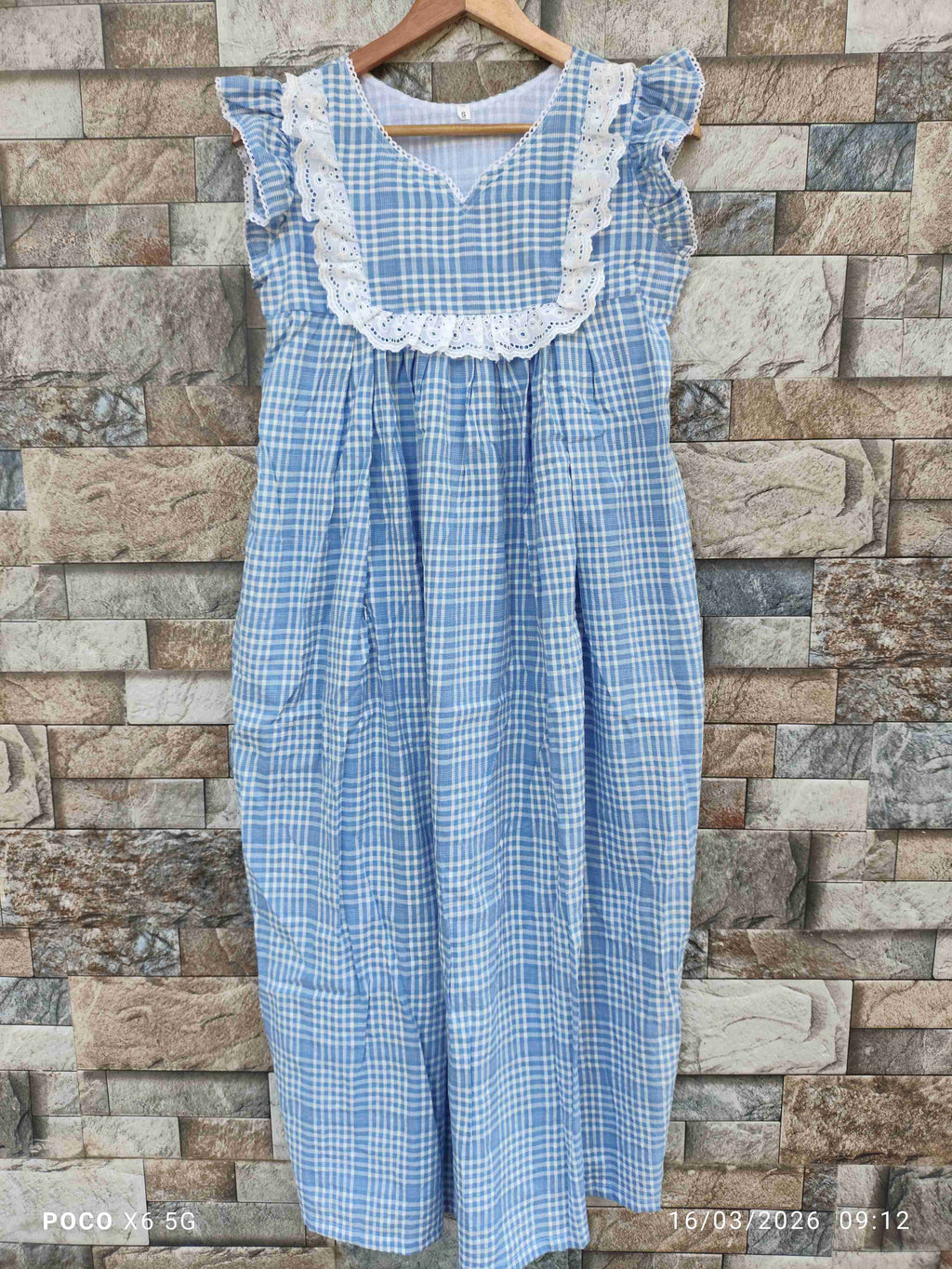 Cotton Pleated, Side zip, With Pockets, Back A-line, Side elastic Small Printed Maternity Wear