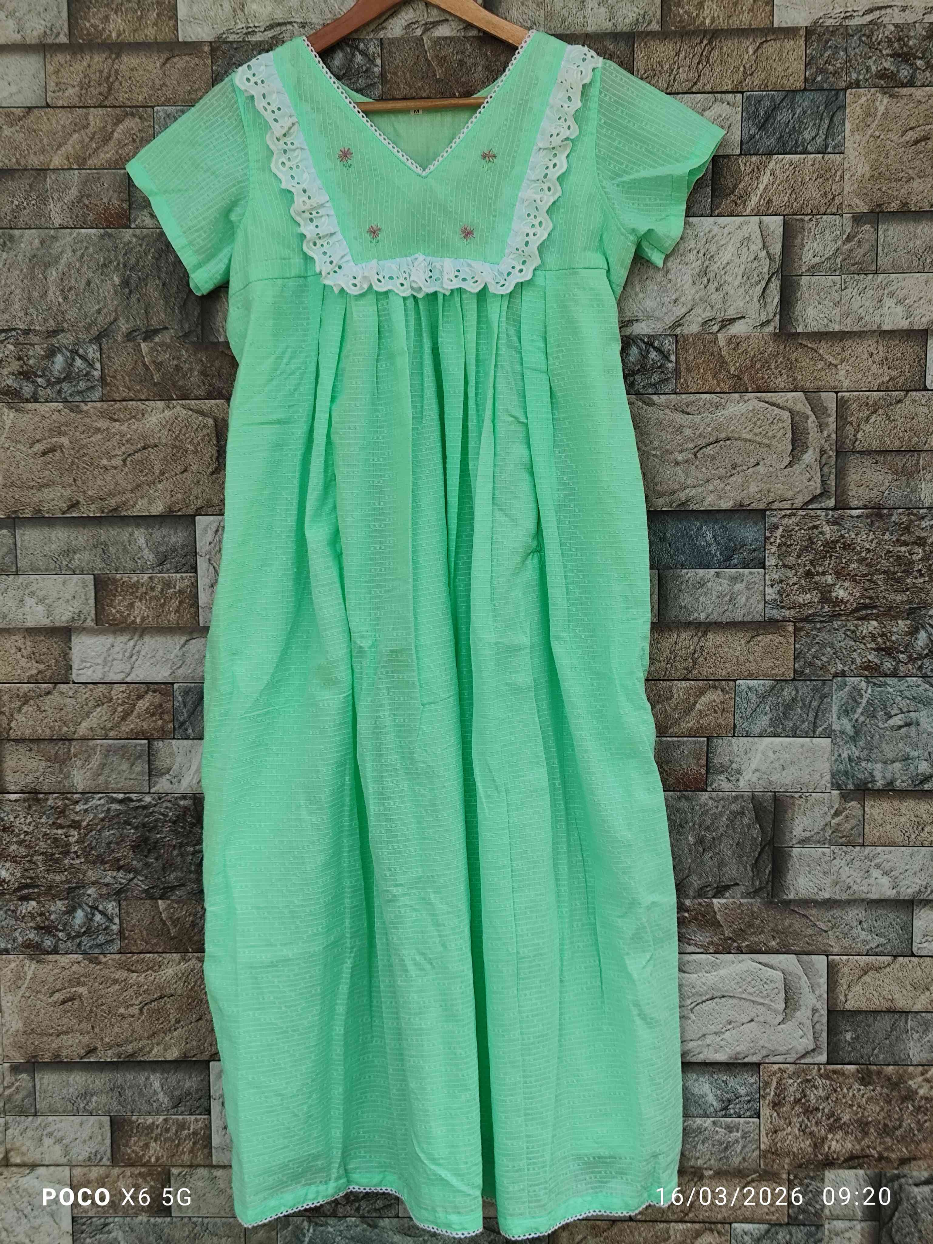 Cotton Pleated, Side zip, With Pockets, Side elastic Medium Printed Maternity Wear