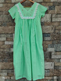 Cotton Pleated, Side zip, With Pockets, Side elastic Medium Printed Maternity Wear