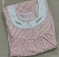 Cotton Pleated, With Pockets, Half Open Medium Printed Nighty