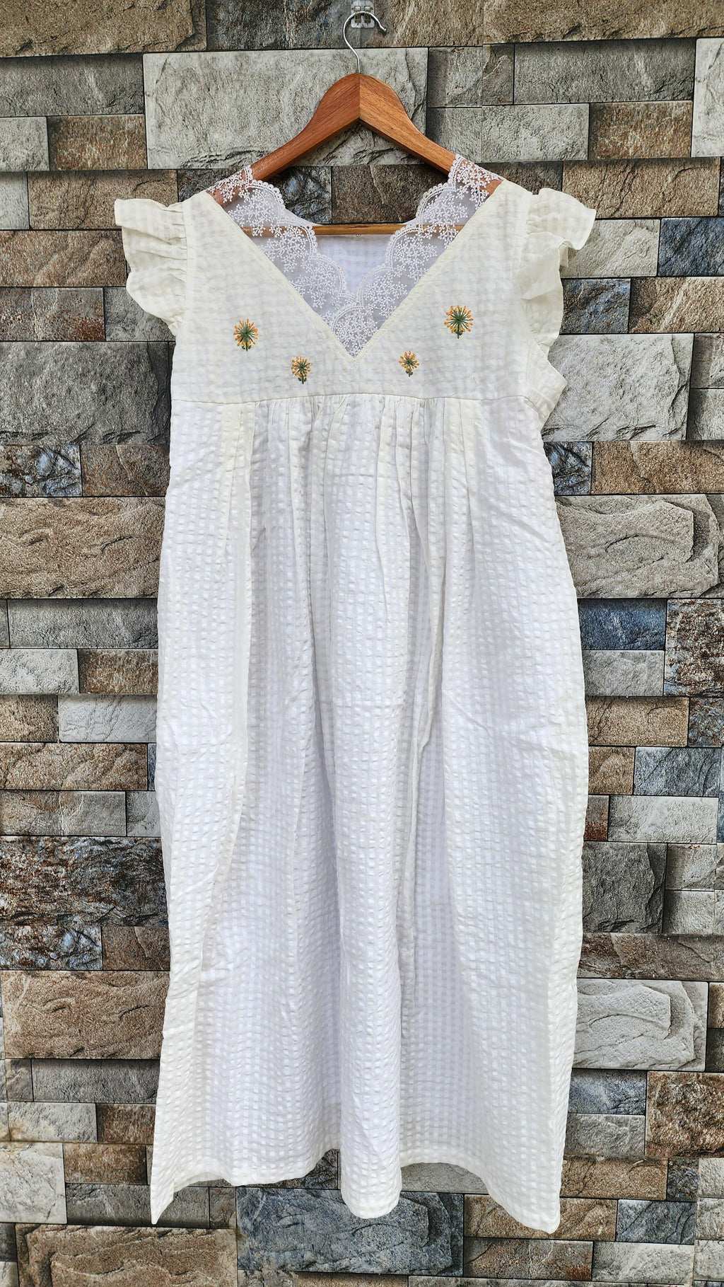Soft Cotton Pleated, Side zip, With Pockets Medium Printed Maternity Wear