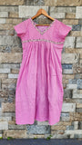 Soft Cotton Pleated, Side zip, With Pockets Medium Printed Maternity Wear