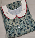 Bantex Pleated, With Pockets, Half Open Small Printed Nighty