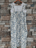Cotton Pleated, Side zip, With Pockets, Back A-line Medium Printed Maternity Wear