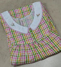 Cotton Pleated, With Pockets, No Open Medium Printed Nighty