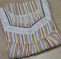 Bantex Pleated, With Pockets, Half Open Large Printed Nighty