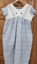 Bantex Pleated, With Pockets, Back A-line, Central zip Medium Printed Maternity Wear