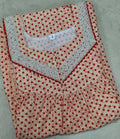 Bantex Pleated, With Pockets, No Open Small Printed Nighty