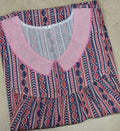 Bantex Pleated, With Pockets, No Open Small Printed Nighty