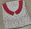 Cotton Pleated, With Pockets, No Open Medium Printed Nighty